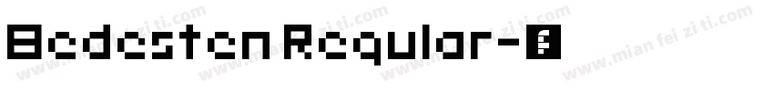 Bedesten Regular字体转换